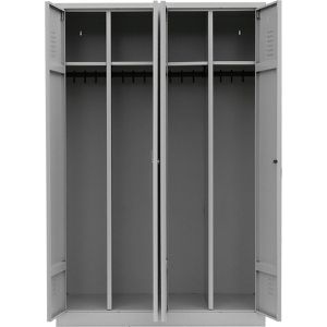 Produktbild für Spind Lüllmann 510440, Doppelspind, lichtgrau