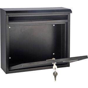 Produktbild für Briefkasten Böttcher-AG 60238, Premium, schwarz, aus Stahl