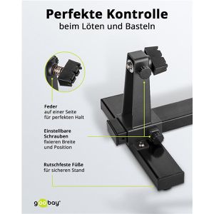 Produktbild für Löthilfe Goobay 76559, Platinenhalter