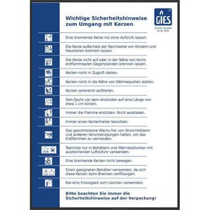 Produktbild für Teelichter Gies-Kerzen 205-488000-10, Maxi, weiß