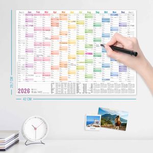 Produktbild für Plakatkalender Häfft 10755-9 Rainbow gefalzt, 2026