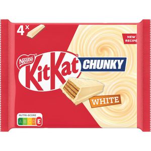 Nestle Schokoriegel KitKat Chunky White, 160g, je 40g, 4 Riegel
