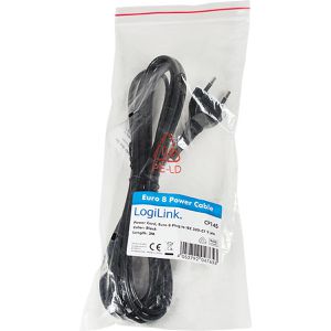 Produktbild für Netzkabel LogiLink CP145, 2-polig, 3,0 m
