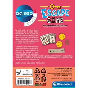 Produktbild für Kartenspiel Galileo 59227 Escape Game
