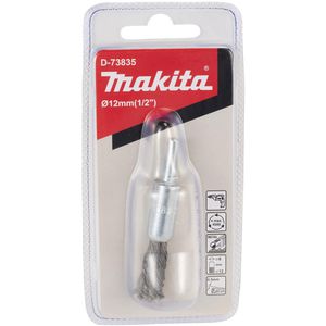 Produktbild für Drahtbürste Makita D-73835, gezopft, Pinselbürste