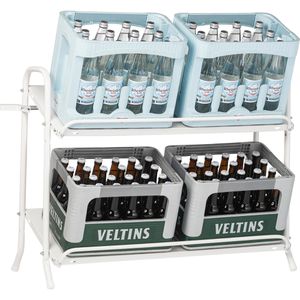 Getränkekistenregal Schulte-Regalwelt 130, für 6 Kisten