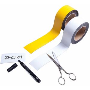 Produktbild für Magnetband Eichner 9218-04035 Lagerschild, weiß