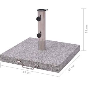 Produktbild für Sonnenschirmständer vidaXL 40550, Granit