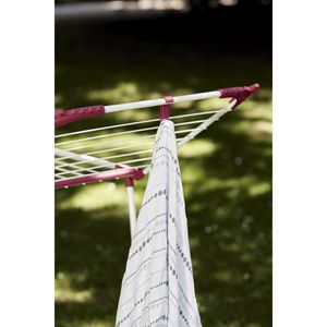 Produktbild für Wäscheständer Wenko Summer Dry, weiß / bordeaux