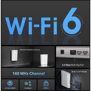 Produktbild für WLAN-Repeater TP-Link RE6000XD, AX6000