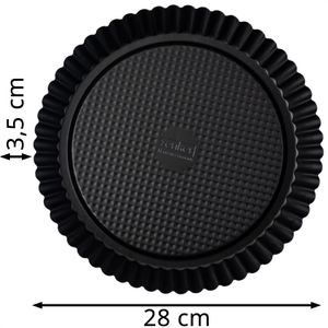 Produktbild für Backform Zenker Black Metallic, Obsttortenform, aus Stahl