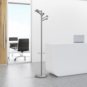 Produktbild für Garderobenständer Unilux Bourgeon, silber