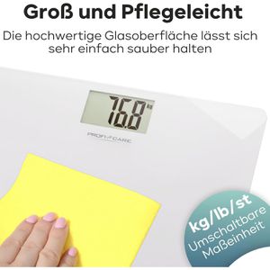 Produktbild für Personenwaage Proficare PC-PW 3122, weiß