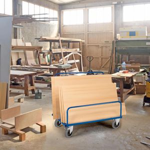 Produktbild für Plattenwagen Rollcart 11-1283, Gummireifen