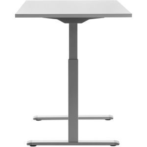Produktbild für Schreibtisch Topstar E-Table, lichtgrau / silber