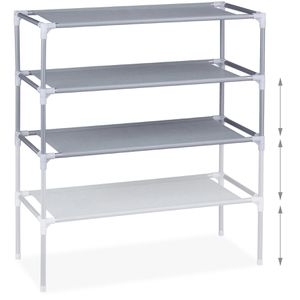 Produktbild für Schuhregal Relaxdays 10031571111, aus Metall