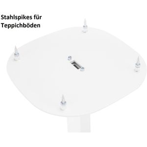 Produktbild für Lautsprecherständer myWall HS23WL, weiß, aus Metall, 2 Stück