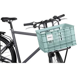Produktbild für Fahrradkorb Basil Fahrradkiste S, türkis, Kunststoff, 18 l