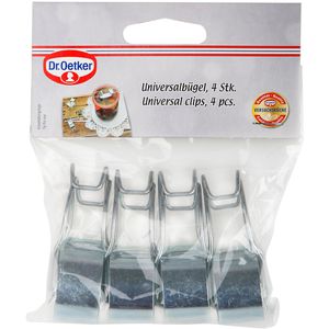 Produktbild für Einweckklammern Dr.Oetker-Küchenhelfer für Einmachgläser