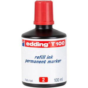 Nachfülltusche Edding T100, rot