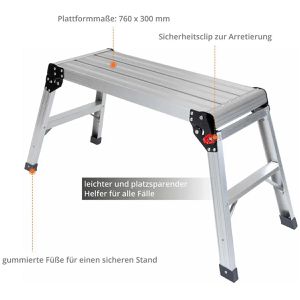 Produktbild für Arbeitsplattform Güde GAAP 760, 40961, 76 x 30cm