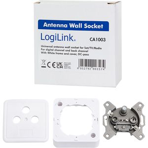 Produktbild für Antennendose LogiLink CA1003, 3 dB, für SAT, TV und Radio