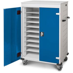 Produktbild für Laptopwagen Rotstahl 462423, grau / blau