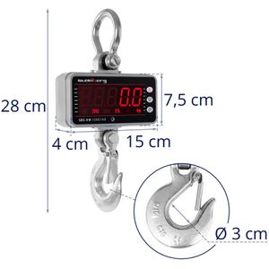 Produktbild für Kranwaage Steinberg-Systems SBS-KW-1000/10O, Teilung 500 g