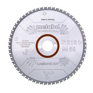 Kreissägeblatt Metabo Laminate Cut Professional