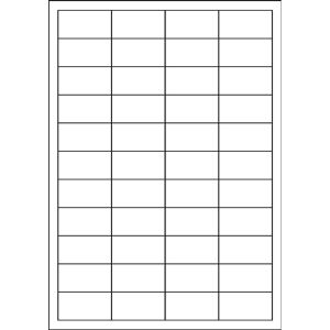 Produktbild für Universaletiketten TopStick labels, 8731, weiß