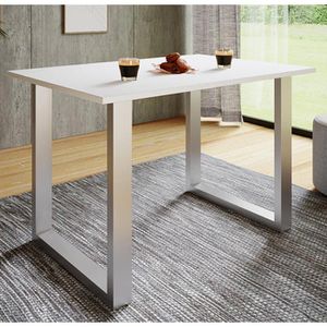 Produktbild für Esstisch VCM Xona U, 916800, weiß