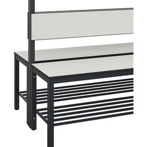 Produktbild für Umkleidebank CP-Möbel 8061-210, Sitzfläche Holz, 150 cm