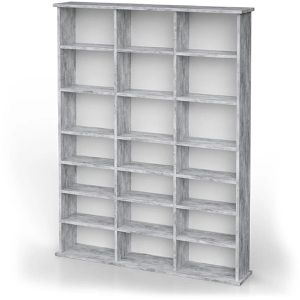 Produktbild für CD-Regal Vicco Jukebox, beton grau