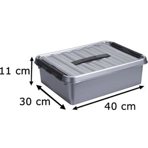 Produktbild für Aufbewahrungsbox Sunware Q-Line Box 79500628, 10L