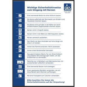 Produktbild für Teelichter Gies-Kerzen 205-414000-10, weiß