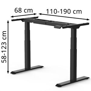 Produktbild für Schreibtischgestell FlexiSpot E7B 2026, 4 Memoryspeicher