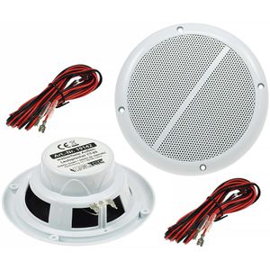 Einbaulautsprecher ChiliTec CT-65, weiß, 20 W, 1-Weg