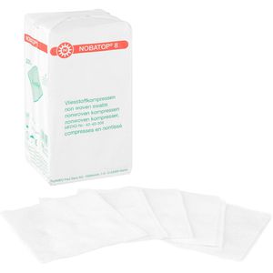 Produktbild für Vlieskompressen Nobamed Nobatop 8, 4-lagig, unsteril