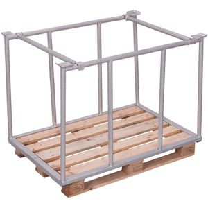 Produktbild für Palettenaufsatz VARIOfit Typ 75, vpa-080.017, verzinkter Stahl