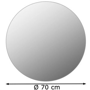 Produktbild für Wandspiegel vidaXL 245705, rund