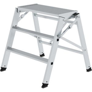 Produktbild für Klapptritt MUNK 50006, mit nivello-Leiterfüße, aus Aluminium