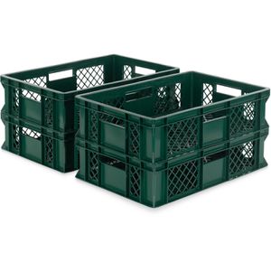 Produktbild für Eurobox Alpha-Paletten grün, 29 Liter, lebensmittelecht