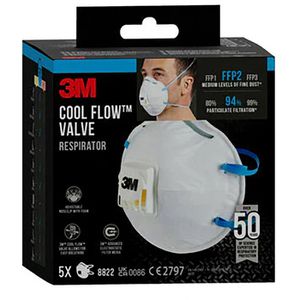 Produktbild für Atemschutzmaske 3M Cool Flow 8822