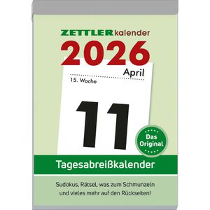 Produktbild für Abreißkalender Zettler 313 XXL, Jahr 2026