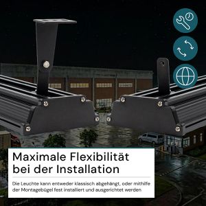 Produktbild für LED-Hallenstrahler Luxula LX500141, 10.000 Lumen