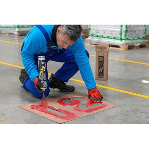 Produktbild für Markierungsspray AMPERE Traffic Extra Paint XL, rot