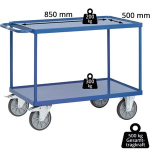 Produktbild für Tischwagen Fetra 2400W, aus Metall