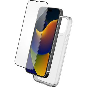 Bigben Handyhülle Clear Case, iPhone 15 Plus, mit Displayglas, transparent