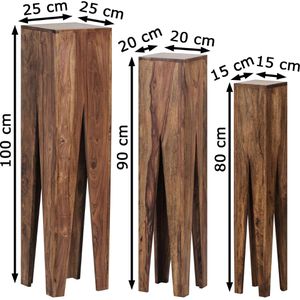 Produktbild für Blumenständer Wohnling WL1.564, braun