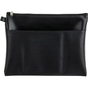 Banktasche Alassio 42230, schwarz, Kunstleder